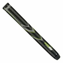 JUMBOMAX STR8 TECH TOUR NON-TAPERED SWING GRIPS - BLACK/GREEN