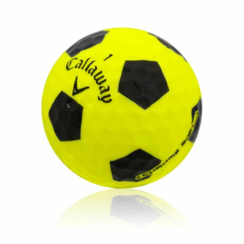 Callaway Chrome Soft Truvis Golf Balls Yellow Black - Image 2